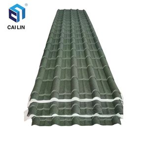 Aislamiento térmico de alta calidad al por mayor 6 <span class=keywords><strong>metros</strong></span> de largo Span hoja de <span class=keywords><strong>techo</strong></span> de Metal recubierto de piedra <span class=keywords><strong>para</strong></span> techos de fábrica de Villa - Product Image 2