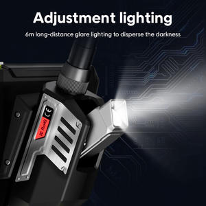 Caméra d'inspection industrielle portable G51 8 mm à double <span class=keywords><strong>objectif</strong></span>, endoscope industriel pour tuyaux de 1 m, écran IPS 5 pouces, 2MP, boroscope, vidéoscope - Product Image 6