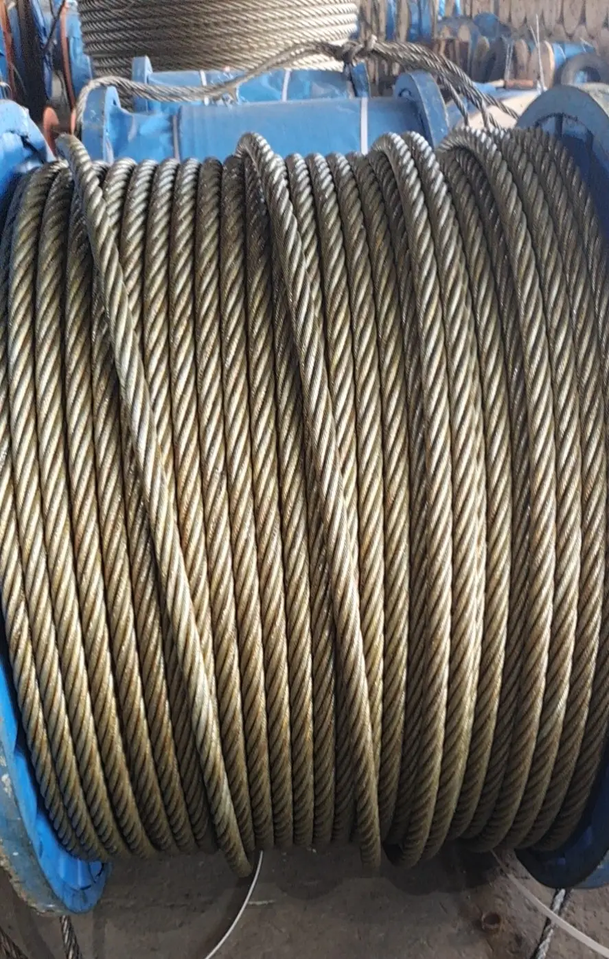 1770mpa 6X36ws steel wire rope  ship used steel wire rope