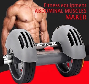 CHENGMO SPORTS Prix d'usine Power Muscle Trainer Entraîneur de taille abdominale personnalisé de haute qualité AB Wheel Rollers avec genouillère - Product Image 3