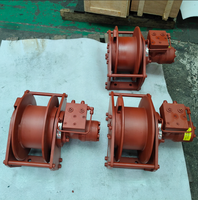 Mini-treuil hydraulique télécommandé de petite capacité avec moteur orbital pour machine de forage, grue, exploitation minière et levage maritime