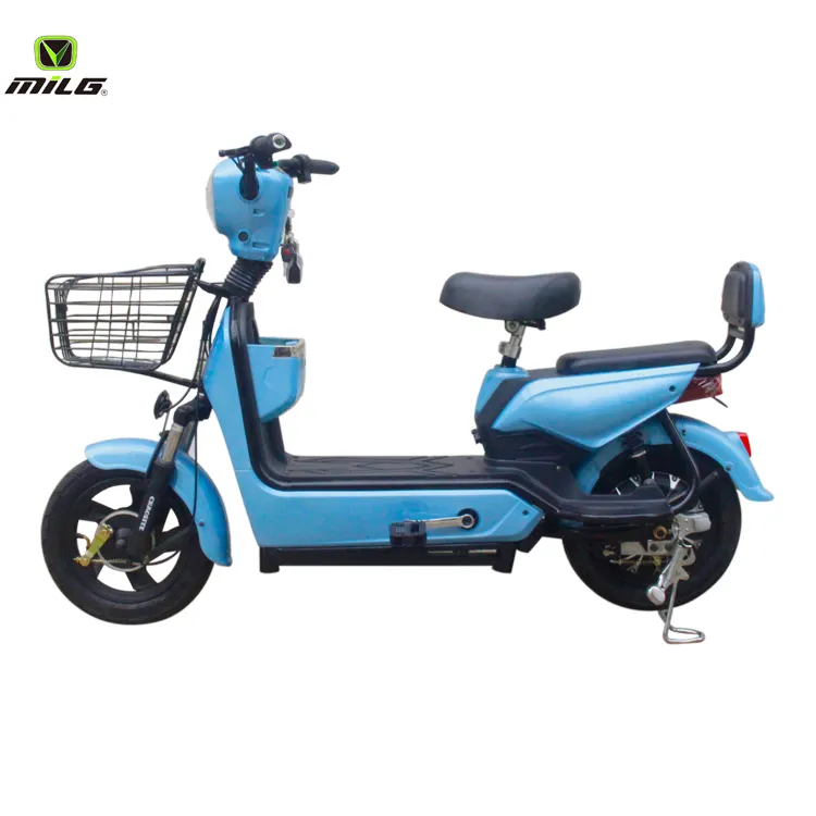 Milg 14 इंच meisjes 48v 500 w electrisch standaard स्कूटर 25km electrische fiets