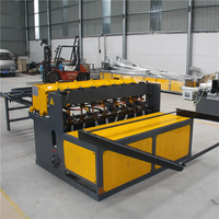 Machine à souder les treillis métalliques Machine à souder les barres d'armature en acier avec PLC et moteur CNC Nouvelle machine à souder les treillis métalliques par points en acier pour clôture