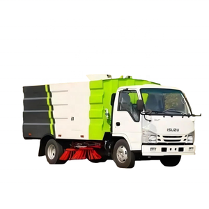 Haute performance Isuzu Howo Faw 4X2 camion <span class=keywords><strong>de</strong></span> nettoyage <span class=keywords><strong>de</strong></span> <span class=keywords><strong>rue</strong></span> 5CBM balayeuse d'aspiration <span class=keywords><strong>de</strong></span> poussière sous vide avec <span class=keywords><strong>bon</strong></span> prix <span class=keywords><strong>de</strong></span> <span class=keywords><strong>pompe</strong></span> à moteur à vendre - Product Image 1