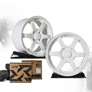 Rueda de Aleación de Aluminio para Auto 3R de 15 Pulgadas, Blanca, TE37 Saga S-Plus 4H100 ET40, Multirradio, Superligera, Exportación a Malasia 03235-V3 - Product Image 4