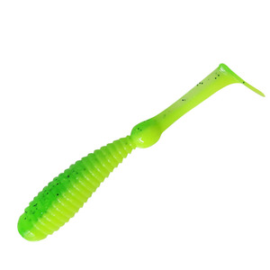 Señuelo de pesca de fondo T-Tail Soft Worm de 82 mm y 4.6 g para la pesca de lubina - Product Image 1