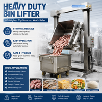 Zware-duty portaalkraan met containerheftruck voor voedselverwerking, automatische lossingsapparatuur