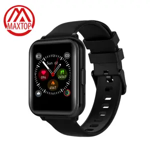 Maxtop Waterproof Heart Rate Tracker Smartwatch Android Phone Smart Watch Touch Screen Sport Smart Watches For Men