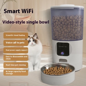 Distributore Automatico di Cibo per Animali Domestici Intelligente con Telecamera HD, WiFi, App Remota, Alimentazione Programmata per Cani e Gatti, Capacità 6L, Impermeabile IPX5, Compatibile con Android/iOS - Product Image 5