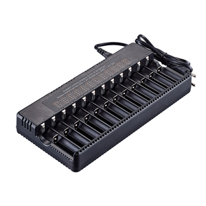 Sạc pin 12 ngăn EU US, sạc pin 18650 26650, sạc nhiều pin điện tử có đèn báo - Product Image 5