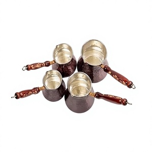 Teteras/Cafeteras de 4 tamaños diferentes con asas de madera, calidad premium, teteras decorativas para hotel a bajo precio. - Product Image 1