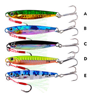 Jigs métalliques 7g 10g 14g 17g 21g, appâts à double hameçon assisté, duo lumineux, casting, jigging lent, <span class=keywords><strong>leurre</strong></span> de pêche - Product Image 6