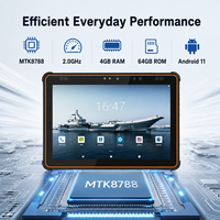 Tablet PC Resistente de 10 Pulgadas, Android 11.0, 8G+128GB, Pantalla de 450nit, GPS + NFC, Clasificación de Protección IP68, Resistente al Agua y a las Caídas
