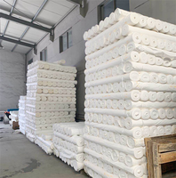 Zhejiang gros bas prix peau de pêche blanc ingrey tissu 100 polyester tissu pour textiles de maison