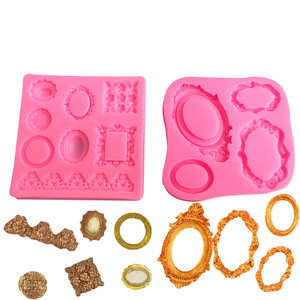 Nouveau cadre Photo <span class=keywords><strong>en</strong></span> relief rétro moule à sucre à la main <span class=keywords><strong>savon</strong></span> et outil de gâteau avec bordure <span class=keywords><strong>en</strong></span> relief creux <span class=keywords><strong>en</strong></span> silicone <span class=keywords><strong>en</strong></span> forme de numéro - Product Image 4