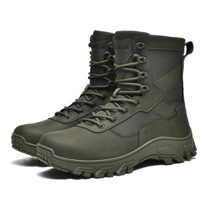 SFB38 Wholesale Top Quality Outdoor Footwear Leather <b>Hiking</b> PU Upper Training Soft Black Mens <b>Boots</b> for Men Safety Shoes - Product Image 4