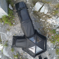Tente nouveau design Vente Tente en toile Yourte Tentes de luxe Hotel Resort Glamping avec salle de bain