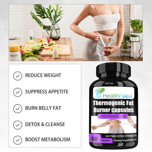 Capsules Thermogéniques Brûle-Graisses à Marque Blanche avec Poudre de Vinaigre de Cidre de Pomme Favorisant un Poids Sain - Product Image 5