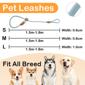 Ensemble laisse et collier pour chien de taille moyenne à grande, bleu, à capuche, réglable, vente chaude OEM/ODM, pour la marche et l'entraînement en extérieur - Product Image 5