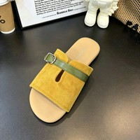 Nouvelles sandales d'été polyvalentes antidérapantes pour femmes, chaussures et pantoufles tendance