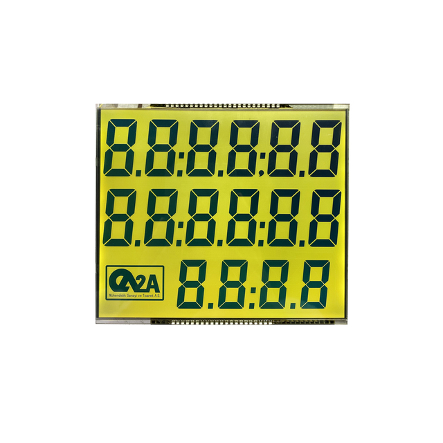 Custom Speedometer Screen 7 Segment LCD Display Screen Monochrome Segment LCD Display Seven Segment Screen