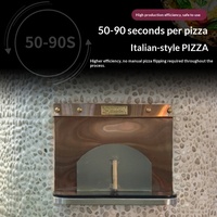 Four à pizza napolitain commercial de grande capacité, cuisson rapide à haute température, alimentation électrique/gaz/bois, 1600x2300