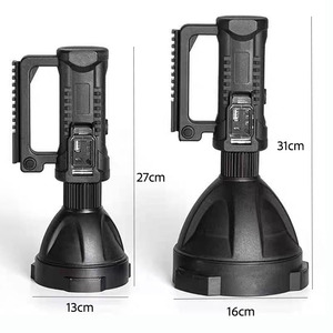 Công suất cao xách tay không thấm nước 4 chế độ cầm tay chiến thuật đèn pin tìm kiếm siêu sáng sạc LED Spotlight - Product Image 6