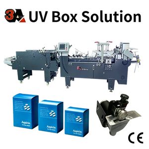 Máquina Plegadora y Encoladora Automática Pequeña 3A-580, con Pegamento Frío, para Empaquetado de Cartón y Plástico, Procesamiento de Papel de Alta Velocidad - Product Image 1