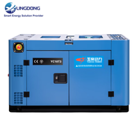 Groupe électrogène diesel 18 kVA refroidi par air, faible bruit, 18 kW, petit groupe électrogène diesel Yuchai YC18E/T pour chantier de construction, sans marge revendeur