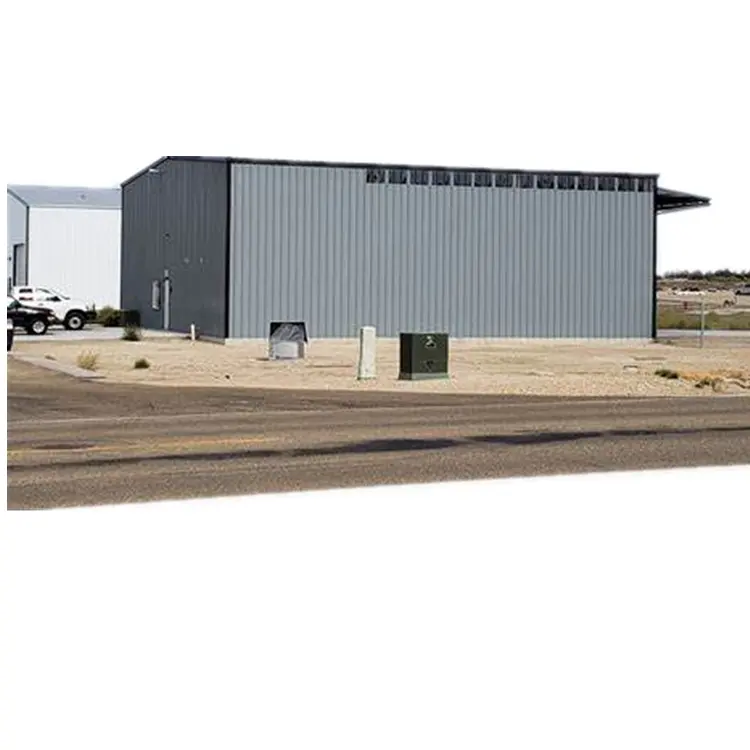 Atelier économique pack plat maison extensible garage kits structure en acier léger hangar bâtiments préfabriqués
