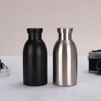 Termo Deportivo Personalizado con Serigrafía, de Acero Inoxidable 304, Boca Pequeña, 350ml/500ml, Portátil, Color Sólido, con Cordón