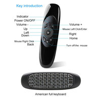 Ratón Inalámbrico con Control Remoto por Voz de 2.4ghz, Q5 Q40 G21 G20 Pro bts G10 C120 W1 W3 I8 Mx3, Teclado Retroiluminado