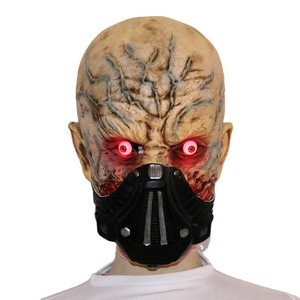 Masque de zombie effrayant pour Halloween, taille unique, yeux lumineux, accessoire de costume - Product Image 5