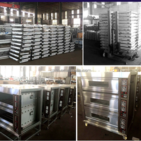 Commerciële Bakkerij Apparatuur Industriële Heavy Duty 3 Decks 6 Trays Brood Elektrische Bakoven