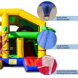 Thương mại bouncy lâu đài sư tử thương mại Nhà bị trả lại nảy lâu đài Inflatable ngoài trời nhảy nhà Inflatable <span class=keywords><strong>Bouncer</strong></span> cho trẻ em - Product Image 6