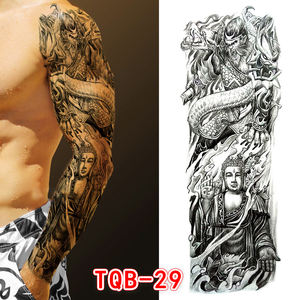 Tatuaje temporal sexy al por mayor/<span class=keywords><strong>manga</strong></span> de pegatinas de tatuaje <span class=keywords><strong>para</strong></span> mujeres y hombres - Product Image 6