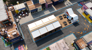 Sistema di Tende da Sole Personalizzabile per Giardino, Lounge, Caffè o Terrazza con Facile Installazione e Protezione dalle Intemperie - Product Image 3