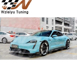 Nouveau style de lèvre de pare-chocs avant en fibre de carbone pour <span class=keywords><strong>Porsche</strong></span> <span class=keywords><strong>Taycan</strong></span> 9J1 Sedan <span class=keywords><strong>Cross</strong></span> Turismo RWD 4S GTS Turbo Turbo S 2020-2024 - Product Image 5