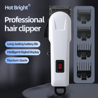 Tondeuse à Cheveux Professionnelle Sans Fil avec Écran LED en ABS, Rechargeable, pour Hommes