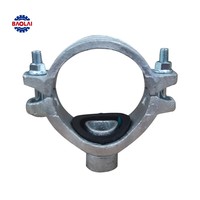 Fabricant chinois de raccords de tuyauterie rainurés en fonte malléable, 2-8 pouces, coudes, tés, raccords, filetage NPT, approuvé UL FM pour sprinklers anti-incendie