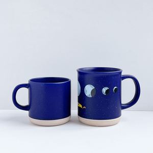 Tazza in Ceramica Blu Navy Maculata con Scritta '<span class=keywords><strong>Dream</strong></span> BIG', Tazza da Caffè Stile Campeggio, Stoviglie in Gres, Forniture Aziendali - Product Image 6