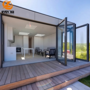 Villa Moderne en <span class=keywords><strong>Bord</strong></span> <span class=keywords><strong>de</strong></span> <span class=keywords><strong>Mer</strong></span>, Design <span class=keywords><strong>Spécial</strong></span> en Aluminium Antirouille et Résistant à la Corrosion, Verre Pliant, Étanche, Coupe-Vent, pour Balcon <span class=keywords><strong>Extérieur</strong></span> - Product Image 3