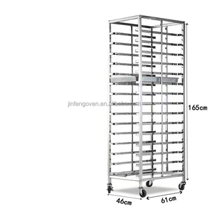 Rastrelliera per Pane in Acciaio Inox, Espositore per Panetteria, Supporto per <span class=keywords><strong>Teglie</strong></span> da Forno e <span class=keywords><strong>Pizza</strong></span> - Product Image 2