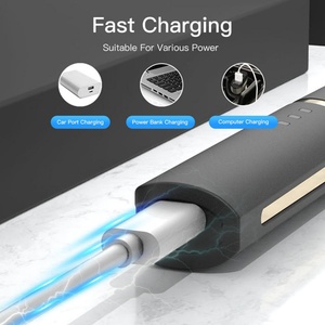 Recourbe-cils chauffant électrique noir, applicateur de cils chauffant, mini recourbe-cils - Product Image 2