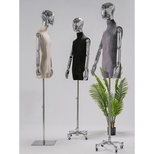 Camoscio per metà corpo maschio forma Torso manichino - Product Image 3