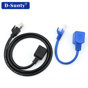 Cable Adaptador Ethernet RJ45 Cat6 FTP Blindado de 0.5m/1m, Cable de Conexión de Par Trenzado de Cobre Puro Sólido, Macho a Hembra - Product Image 3