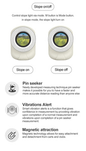 도매 레이저 거리 측정기 600미터 골프 야외 스포츠 사격 사냥 망원경 거리 측정기 - Product Image 6