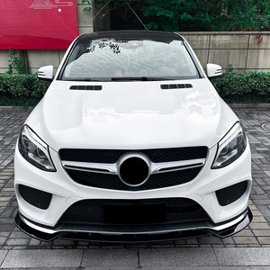 Mercedes-Benz GLE-Class W166 C292 2015-2018 AMG Spoiler avant en fibre de carbone, finition mate, style tuning - Product Image 3