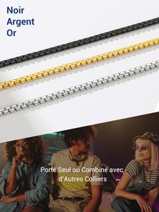 สร้อยคอสแตนเลสสตีลสำหรับผู้หญิง PROSTEEL ขนาด 2/4/6 มม. ชุบทอง ดีไซน์โซ่ไม้ไผ่ สไตล์สปอร์ต ผลิตในจีน ความยาว - Product Image 6