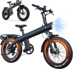 Stock EU USA Vélo Électrique <span class=keywords><strong>Tout</strong></span>-<span class=keywords><strong>Terrain</strong></span> Pneus Larges de 20 Pouces pour Adultes, Vélo Électrique de Ville Grande Vitesse 45 km, Rechargeable - Product Image 4